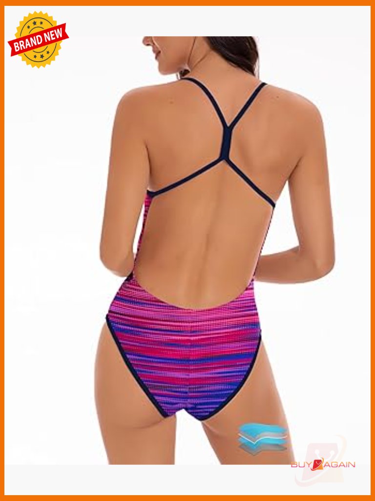 Period Swimwear Women One Piece Racerback Bathing Suit Athletic Leakproof